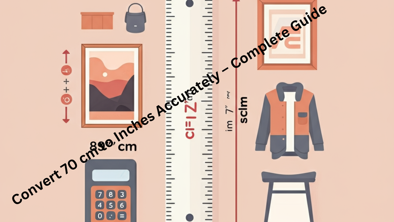 Convert 70 cm to Inches Accurately