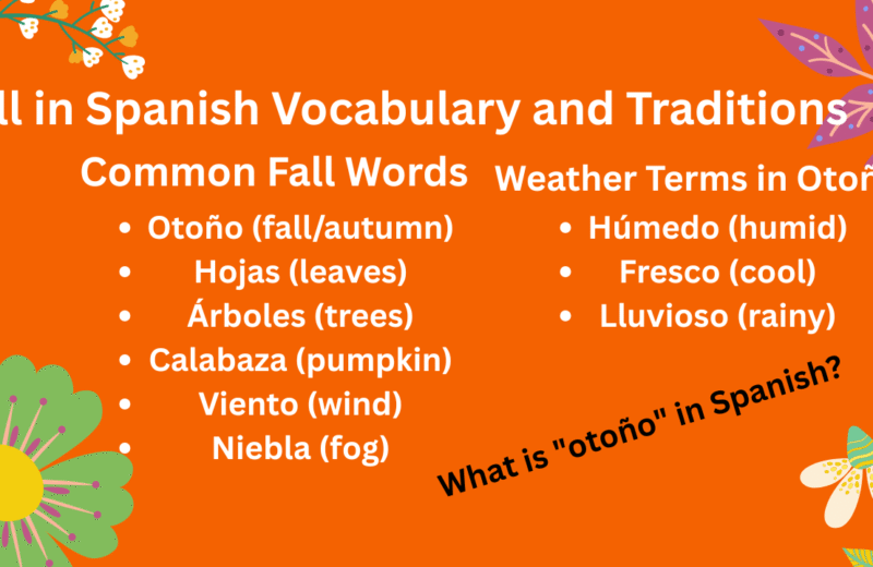 Fall in Spanish Vocabulary and Traditions