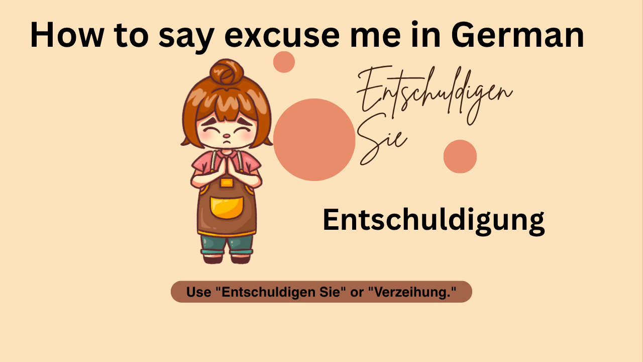 How to say excuse me in German